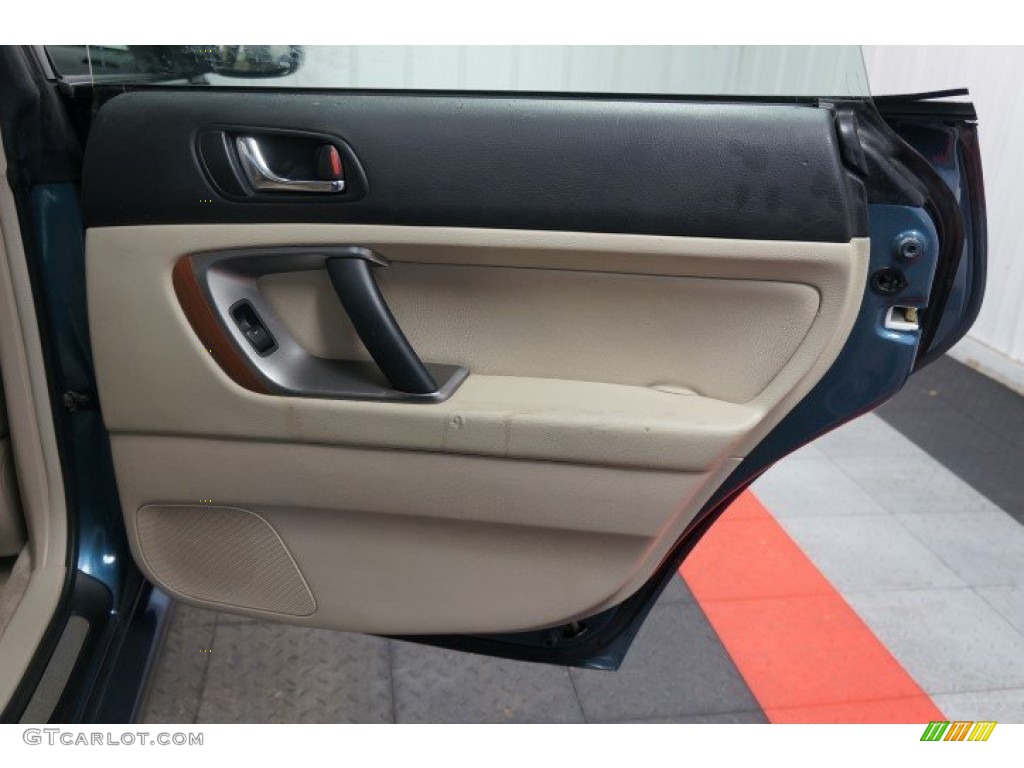 2005 Subaru Legacy 2.5 GT Limited Sedan Taupe Door Panel Photo #107683321