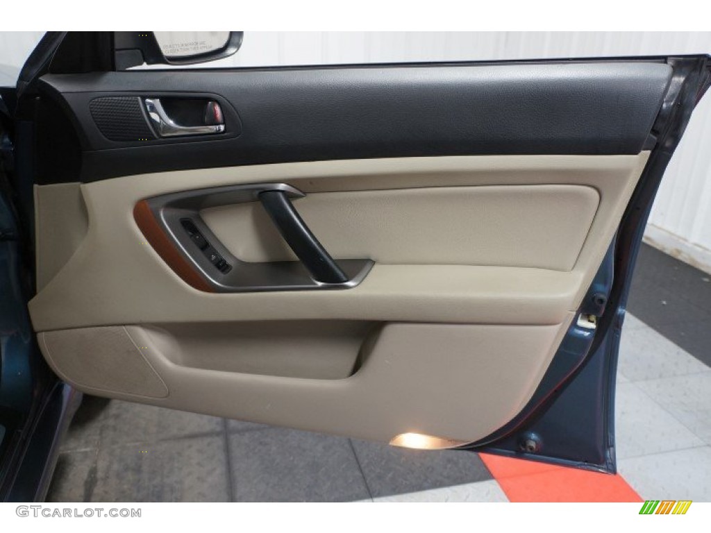 2005 Subaru Legacy 2.5 GT Limited Sedan Taupe Door Panel Photo #107683327