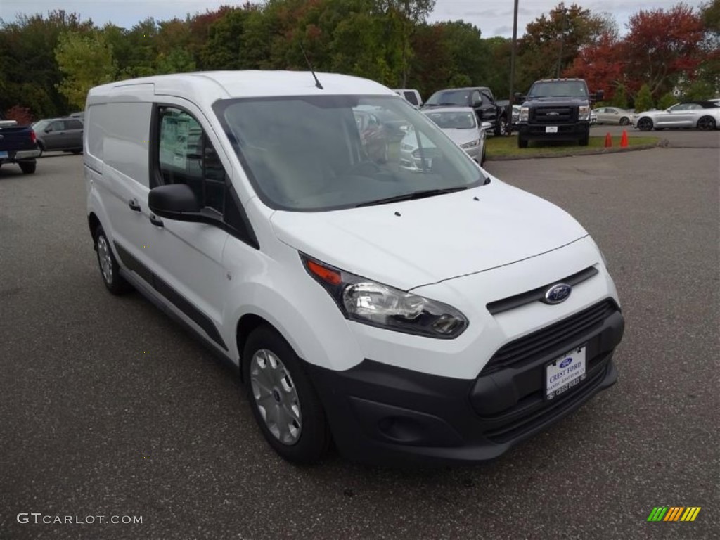 2016 Transit Connect XL Cargo Van Extended - Frozen White / Pewter photo #1