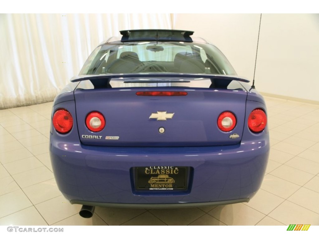2008 Cobalt Sport Coupe - Blue Flash Metallic / Ebony photo #13