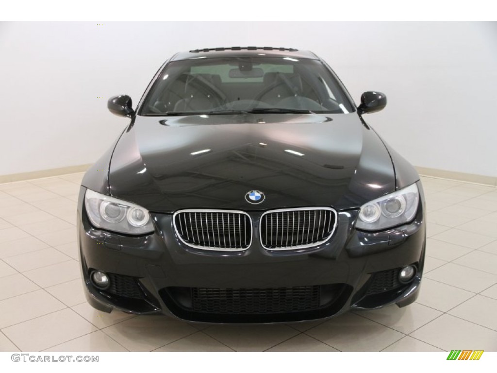 2013 3 Series 335i xDrive Coupe - Black Sapphire Metallic / Black photo #2