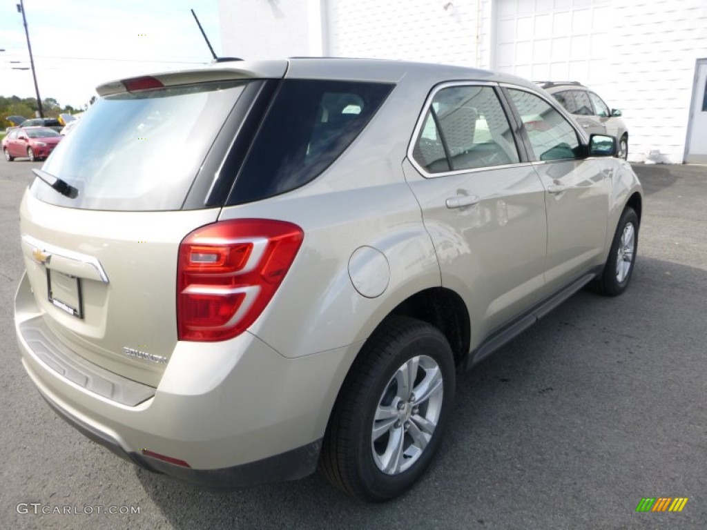 2016 Equinox LS AWD - Champagne Silver Metallic / Jet Black photo #7