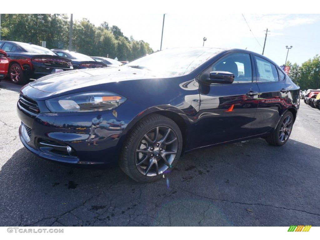 2016 Dart SXT Rallye - True Blue Pearl / Black/Light Tungsten photo #3