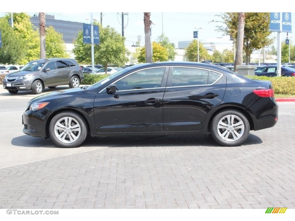 2013 ILX 2.0L - Crystal Black Pearl / Ebony photo #4