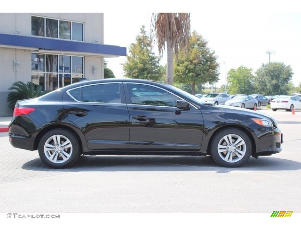 2013 ILX 2.0L - Crystal Black Pearl / Ebony photo #8