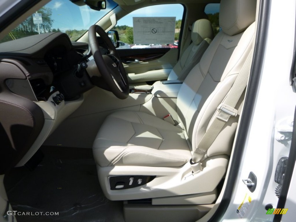 Tuscan Brown Interior 2016 Cadillac Escalade Premium 4WD Photo #107688478