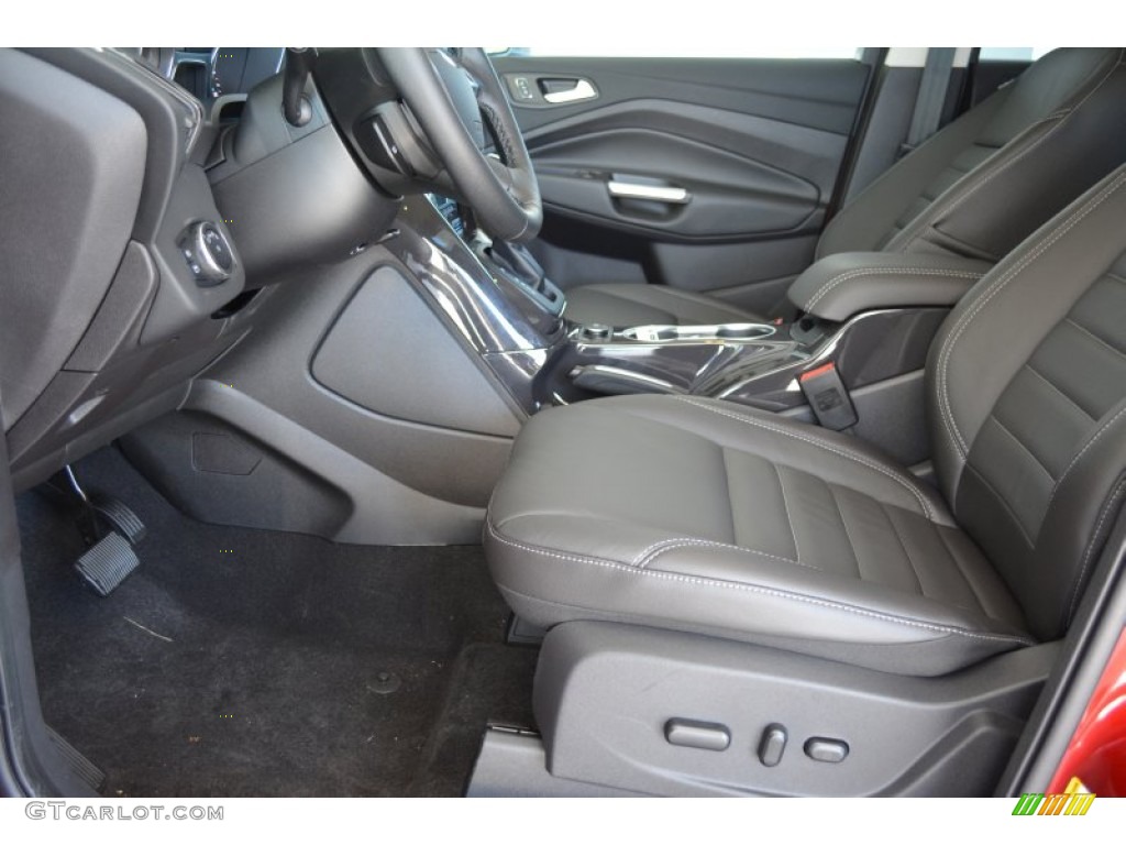 Charcoal Black Interior 2016 Ford Escape Titanium Photo #107688976