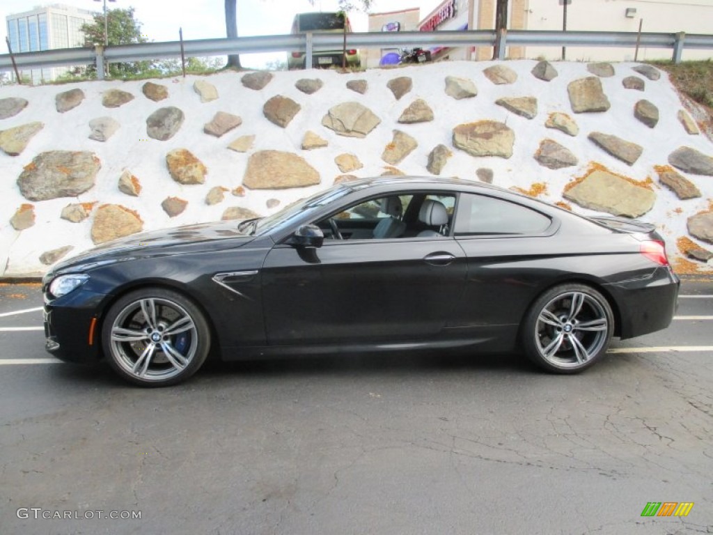 2013 M6 Coupe - Black Sapphire Metallic / Silverstone II photo #2