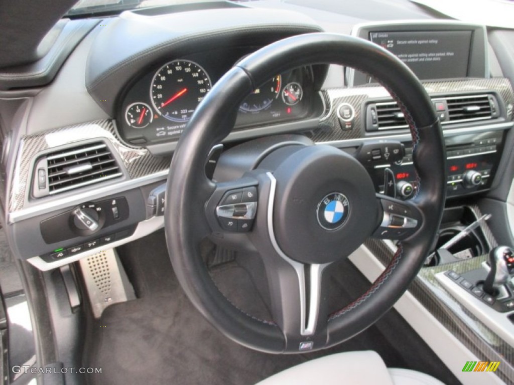 2013 M6 Coupe - Black Sapphire Metallic / Silverstone II photo #13