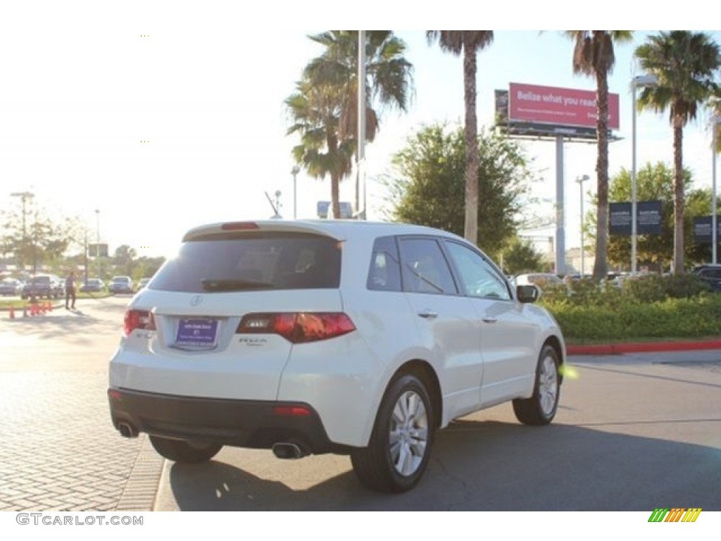 2010 RDX Technology - White Diamond Pearl / Ebony photo #7