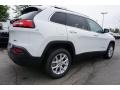 2016 Bright White Jeep Cherokee Latitude  photo #3