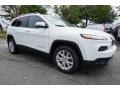 2016 Bright White Jeep Cherokee Latitude  photo #4