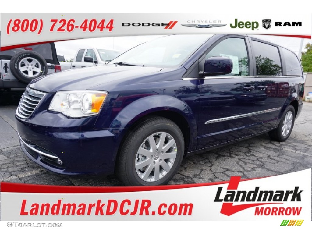 2016 Town & Country Touring - True Blue Pearl / Black/Light Graystone photo #1