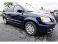 True Blue Pearl 2016 Chrysler Town & Country Touring Exterior
