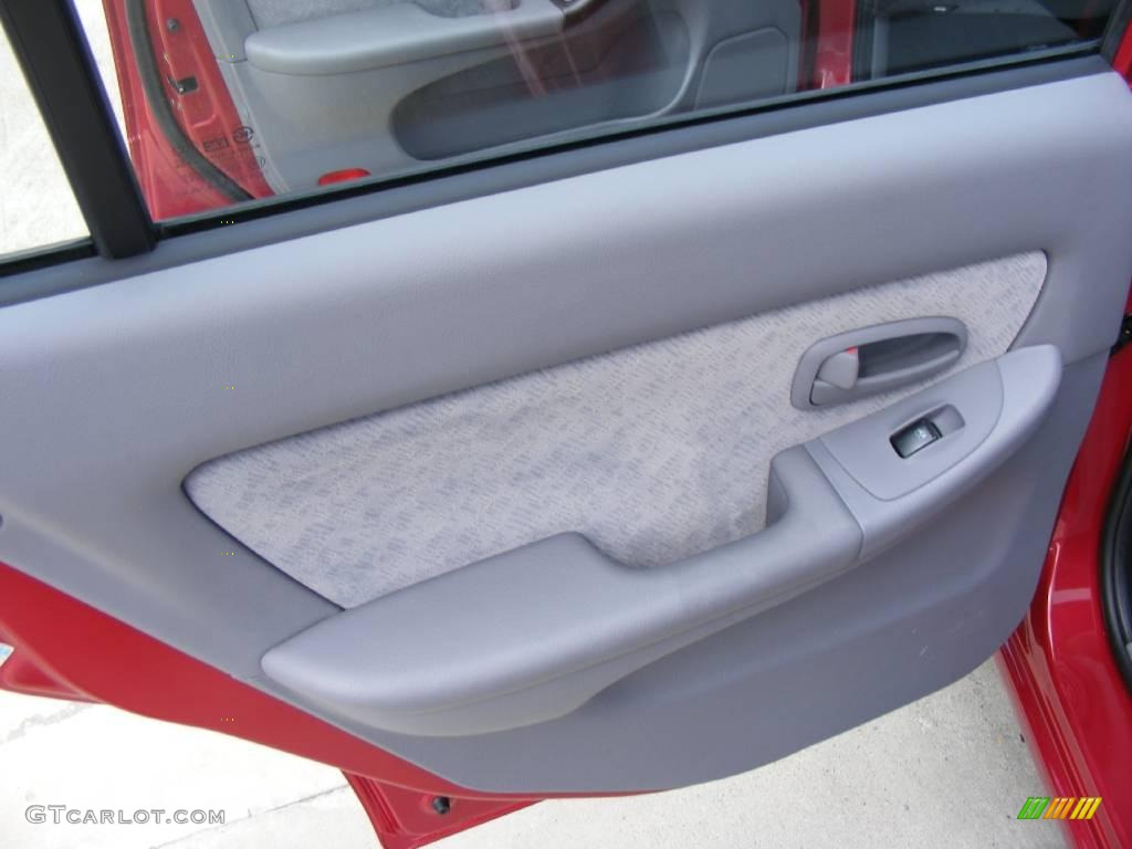 2006 Elantra GLS Sedan - Electric Red / Gray photo #26
