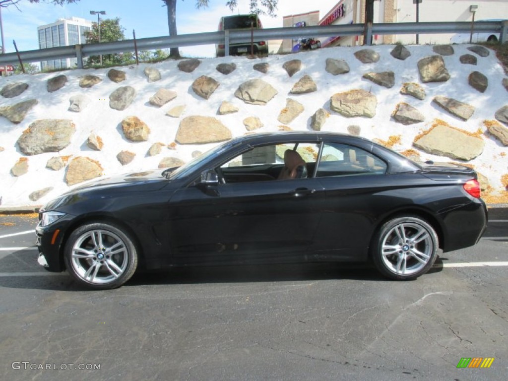 Jet Black 2016 BMW 4 Series 435i xDrive Convertible Exterior Photo #107693925