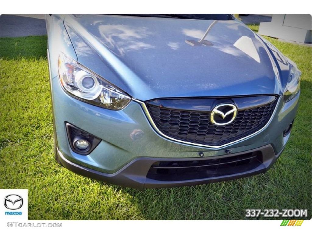 2015 CX-5 Touring - Blue Reflex mica / Black photo #9