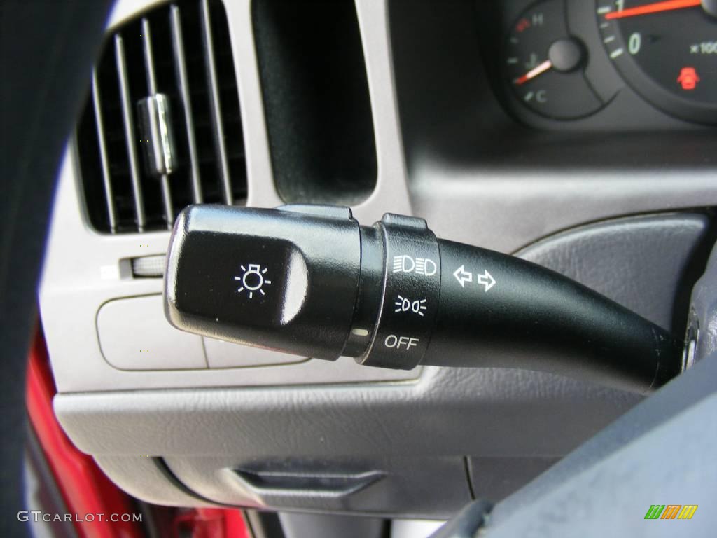 2006 Elantra GLS Sedan - Electric Red / Gray photo #40
