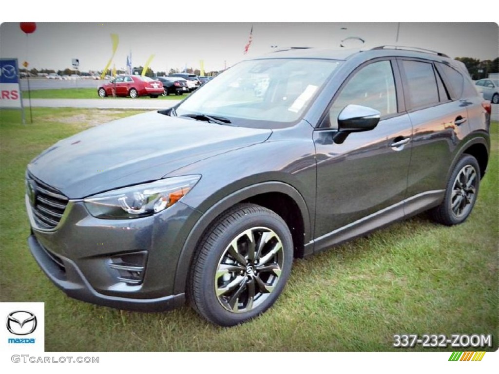 2016 CX-5 Grand Touring - Meteor Gray Mica / Black photo #1