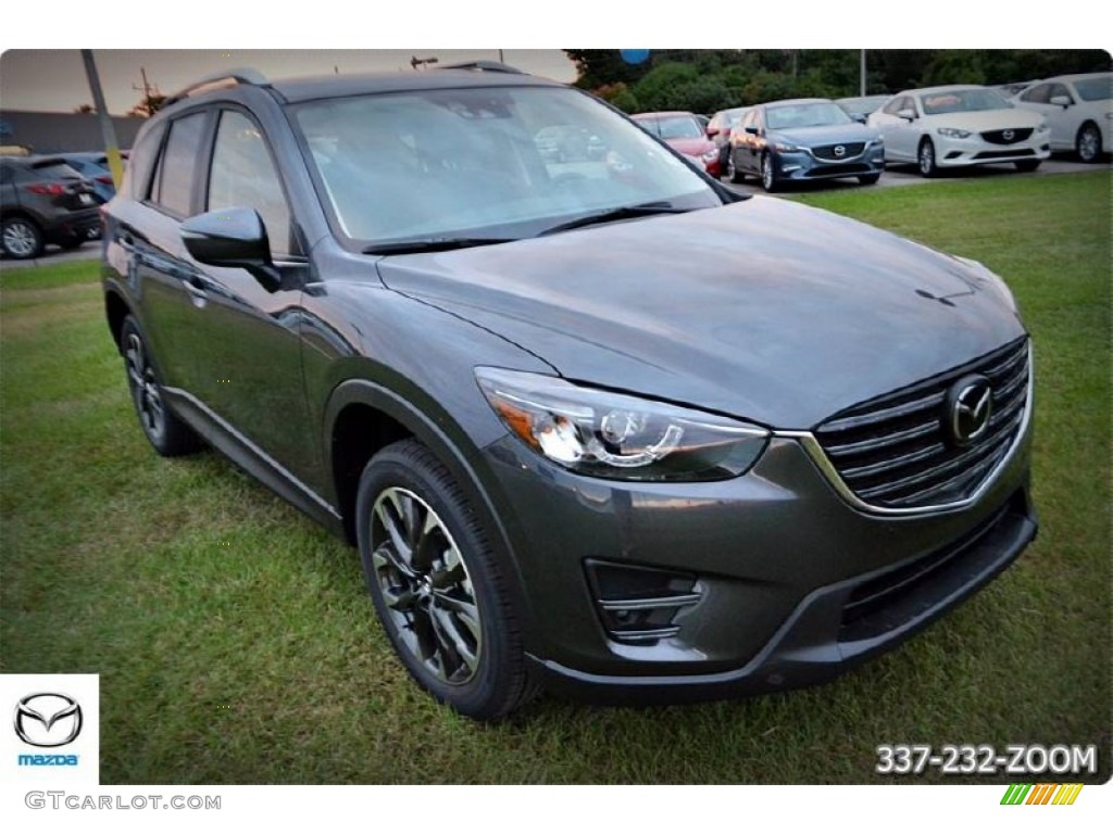 2016 CX-5 Grand Touring - Meteor Gray Mica / Black photo #6