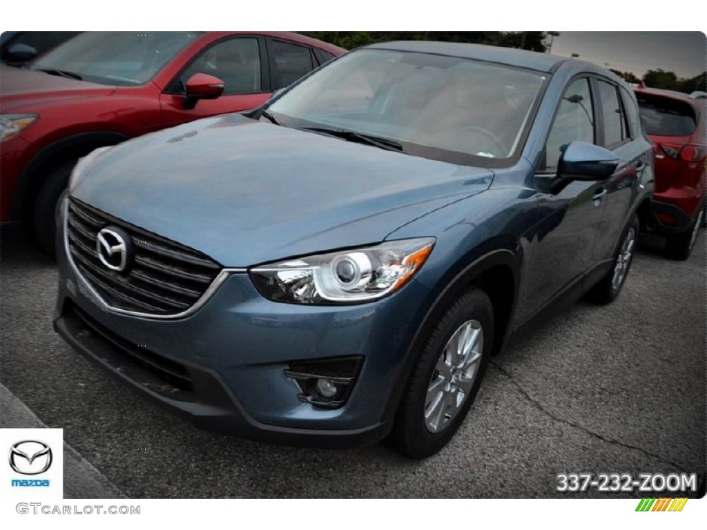 2016 CX-5 Touring - Blue Reflex Mica / Black photo #1