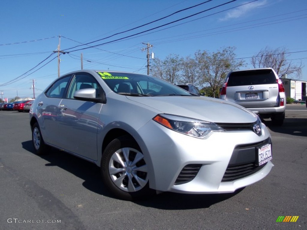 2014 Corolla L - Classic Silver Metallic / Steel Blue photo #1