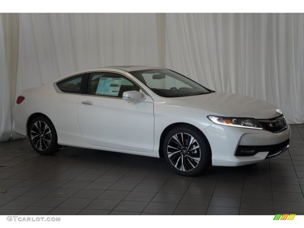 2016 Accord EX-L Coupe - White Orchid Pearl / Ivory photo #5