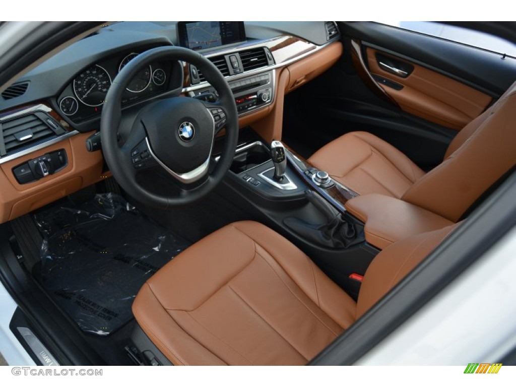 Saddle Brown Interior 2013 BMW 3 Series 328i xDrive Sedan Photo #107702706