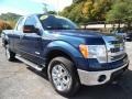 2013 Blue Jeans Metallic Ford F150 XLT SuperCab 4x4  photo #9