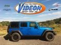 2016 Hydro Blue Pearl Jeep Wrangler Unlimited Sport 4x4  photo #1