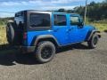 2016 Hydro Blue Pearl Jeep Wrangler Unlimited Sport 4x4  photo #3