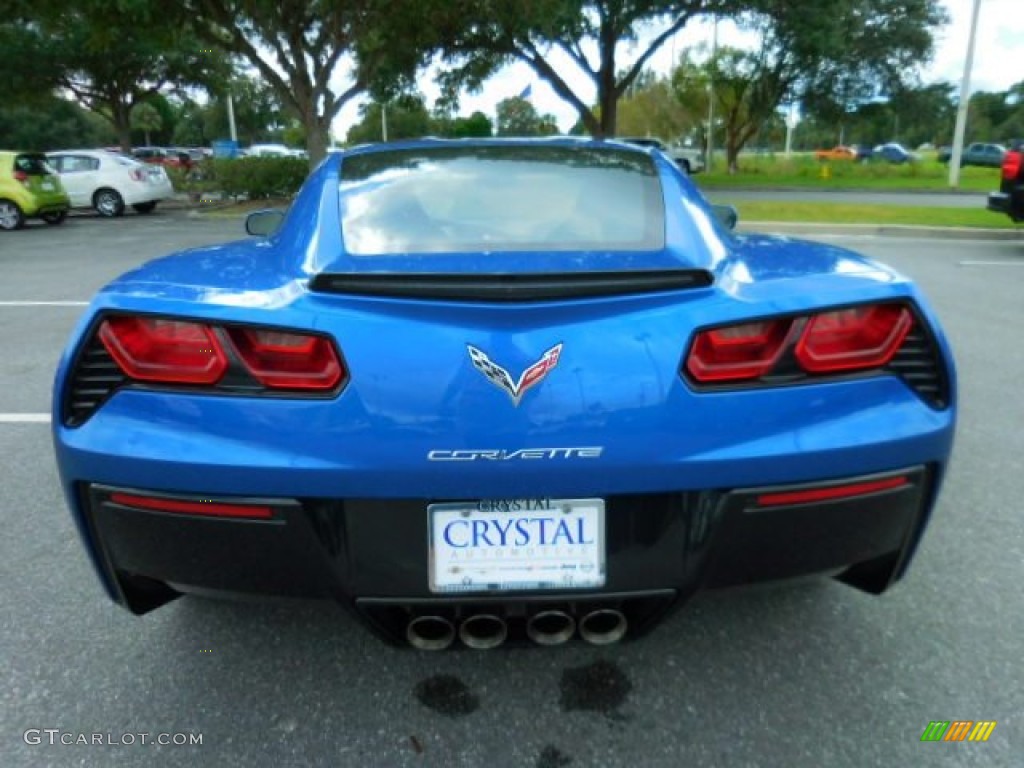 2015 Corvette Stingray Coupe - Laguna Blue Tintcoat / Jet Black photo #6