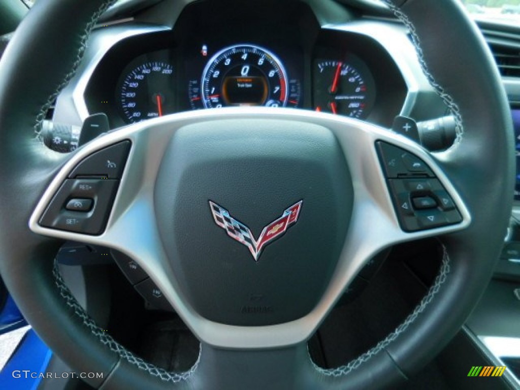 2015 Corvette Stingray Coupe - Laguna Blue Tintcoat / Jet Black photo #23