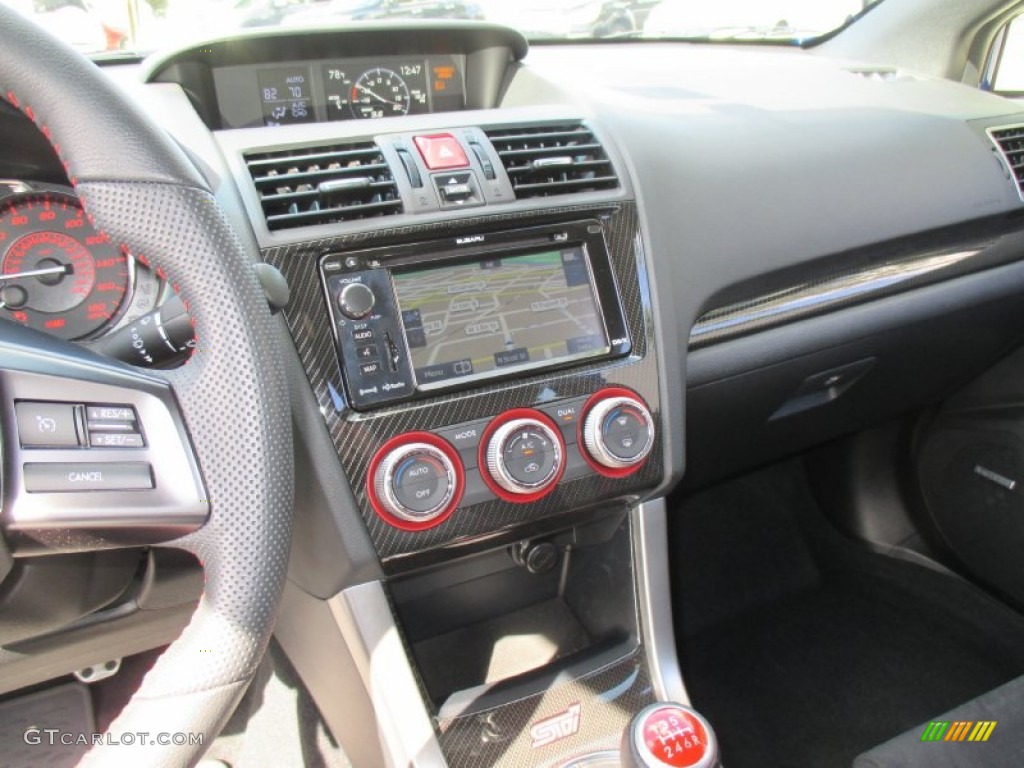 2015 WRX STI - WR Blue Pearl / Carbon Black photo #15