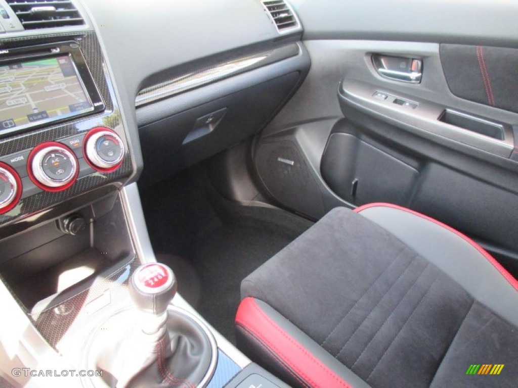 2015 WRX STI - WR Blue Pearl / Carbon Black photo #16