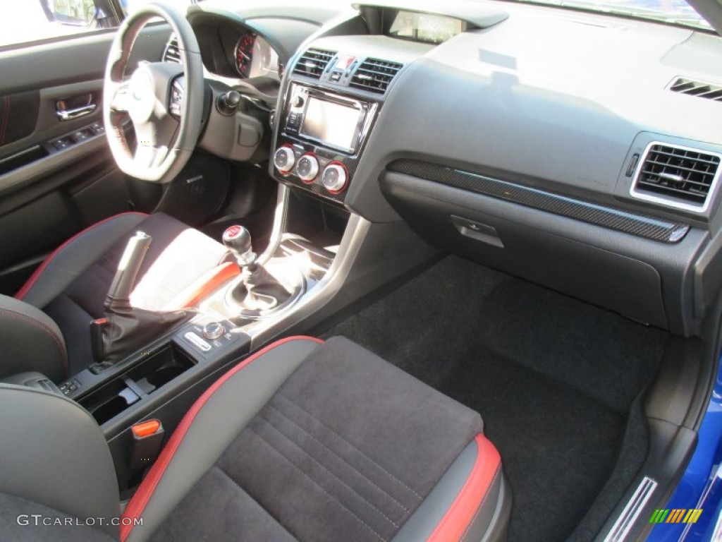 2015 WRX STI - WR Blue Pearl / Carbon Black photo #17