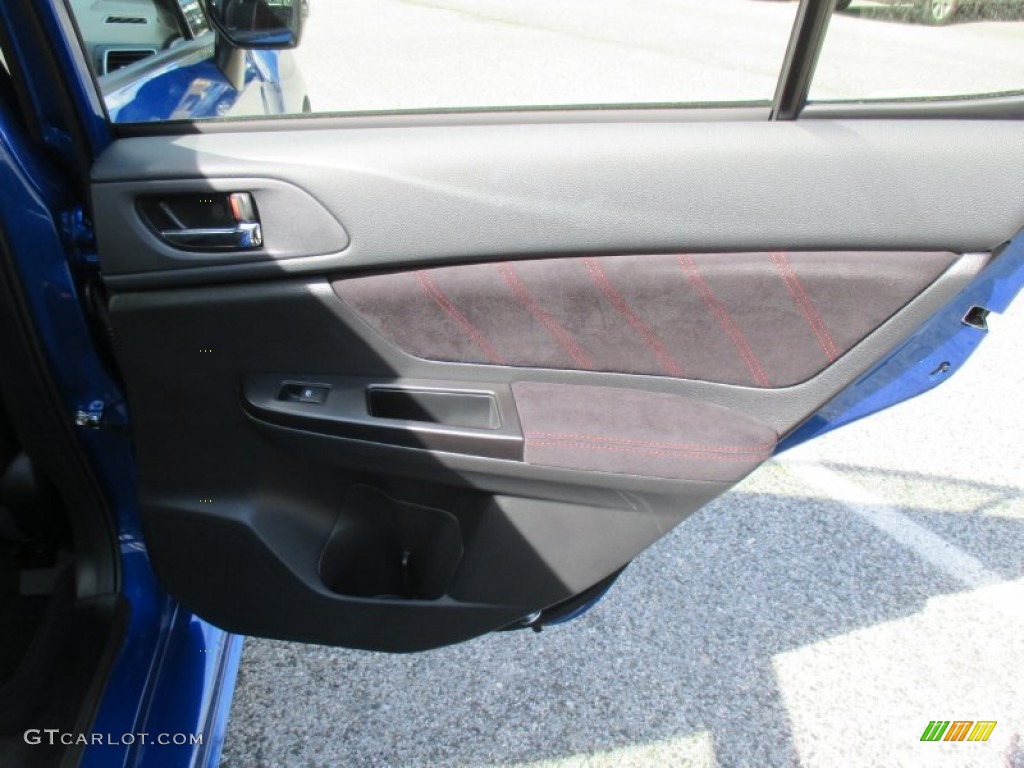 2015 WRX STI - WR Blue Pearl / Carbon Black photo #24