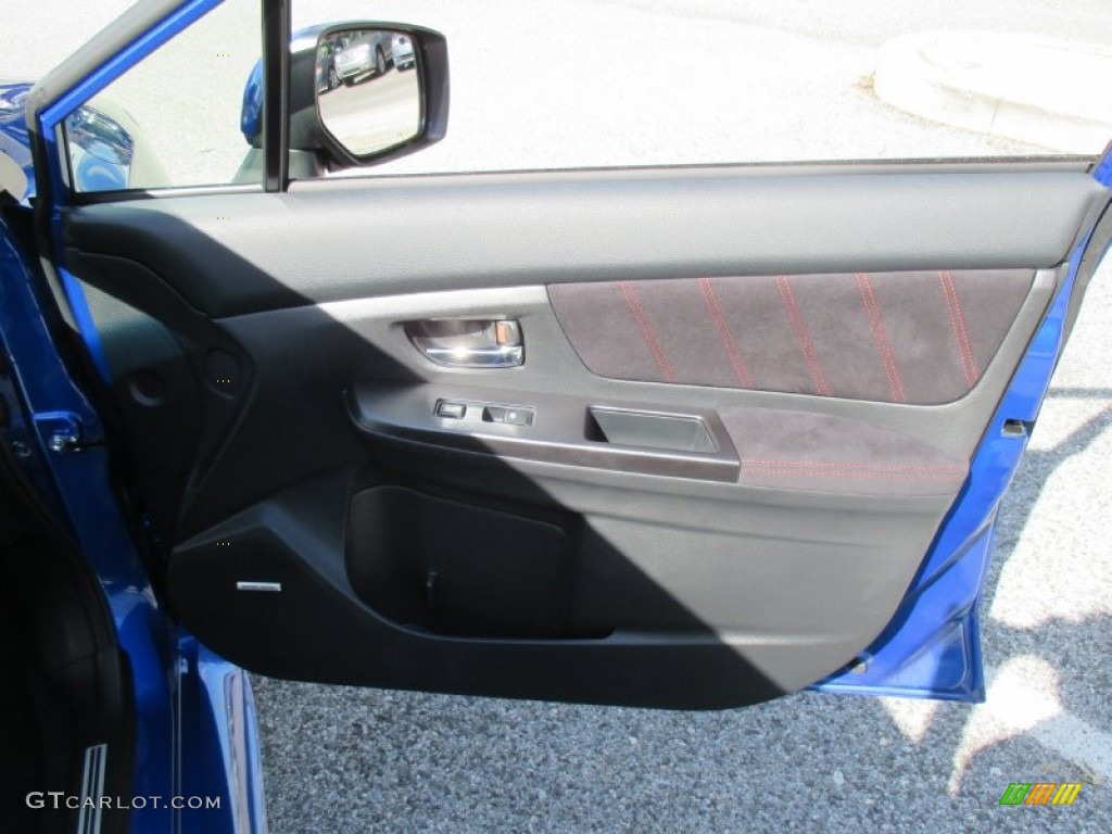 2015 WRX STI - WR Blue Pearl / Carbon Black photo #25