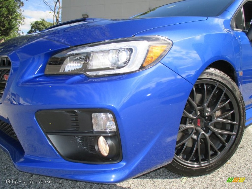 2015 WRX STI - WR Blue Pearl / Carbon Black photo #26