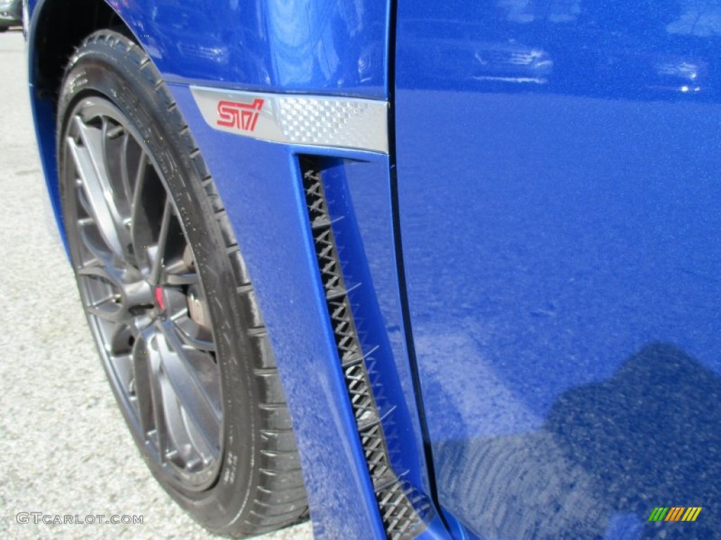 2015 WRX STI - WR Blue Pearl / Carbon Black photo #29