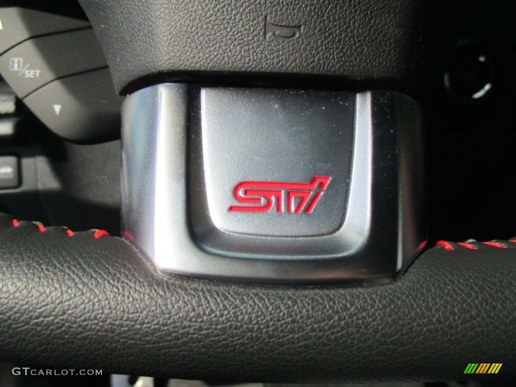 2015 WRX STI - WR Blue Pearl / Carbon Black photo #36