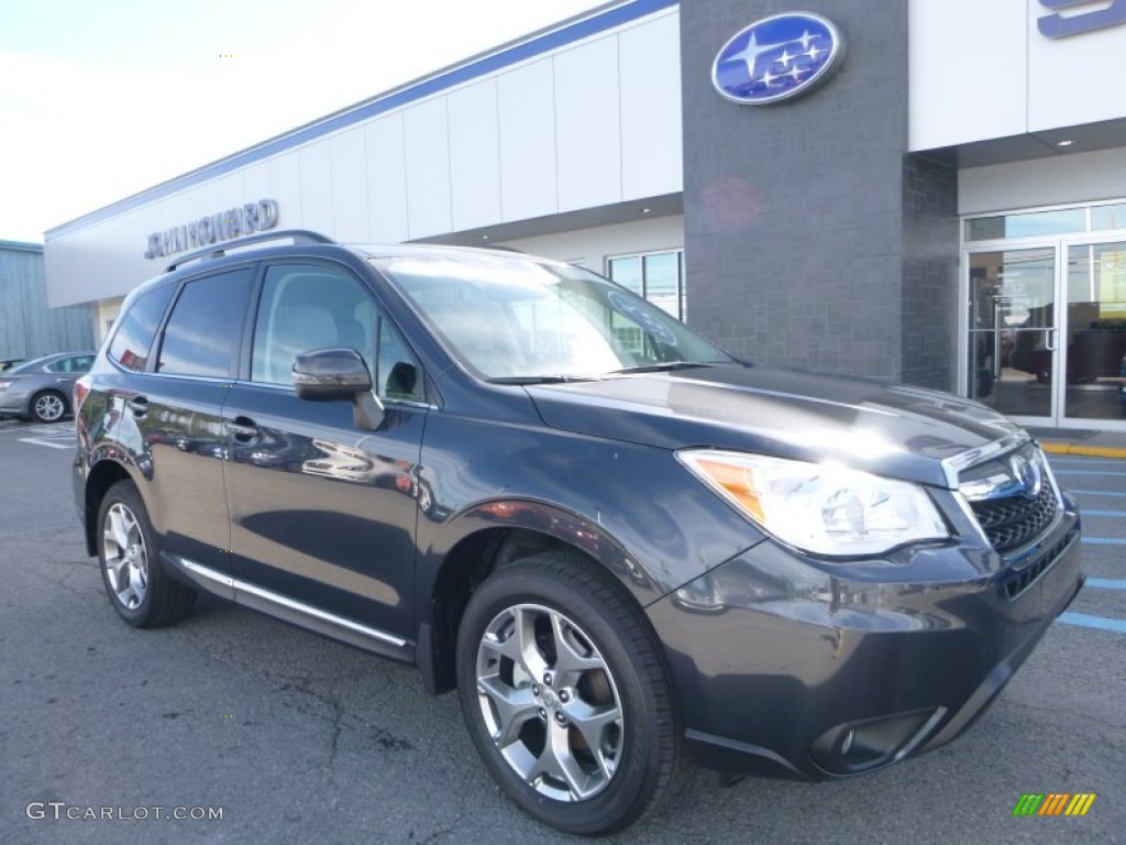 2016 Forester 2.5i Touring - Dark Gray Metallic / Gray photo #1