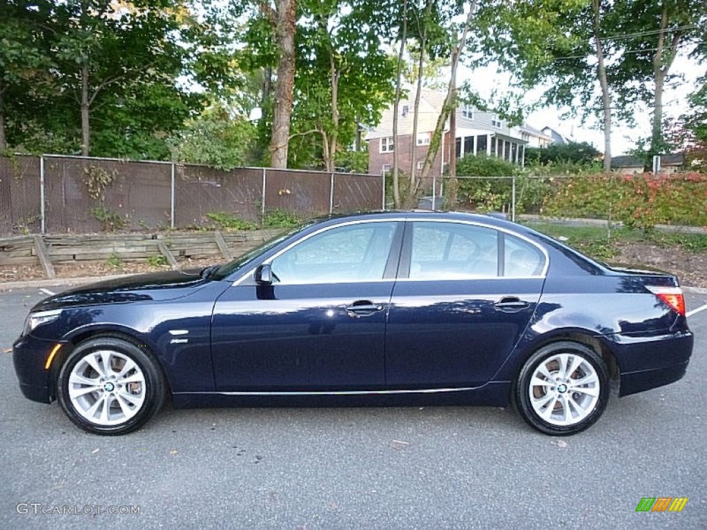 Monaco Blue Metallic 2009 BMW 5 Series 535xi Sedan Exterior Photo #107713245