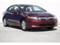Crimson Pearl - Civic LX Sedan Photo No. 1