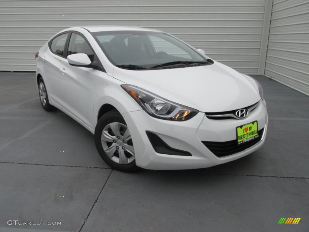 2016 Elantra SE - White / Gray photo #2