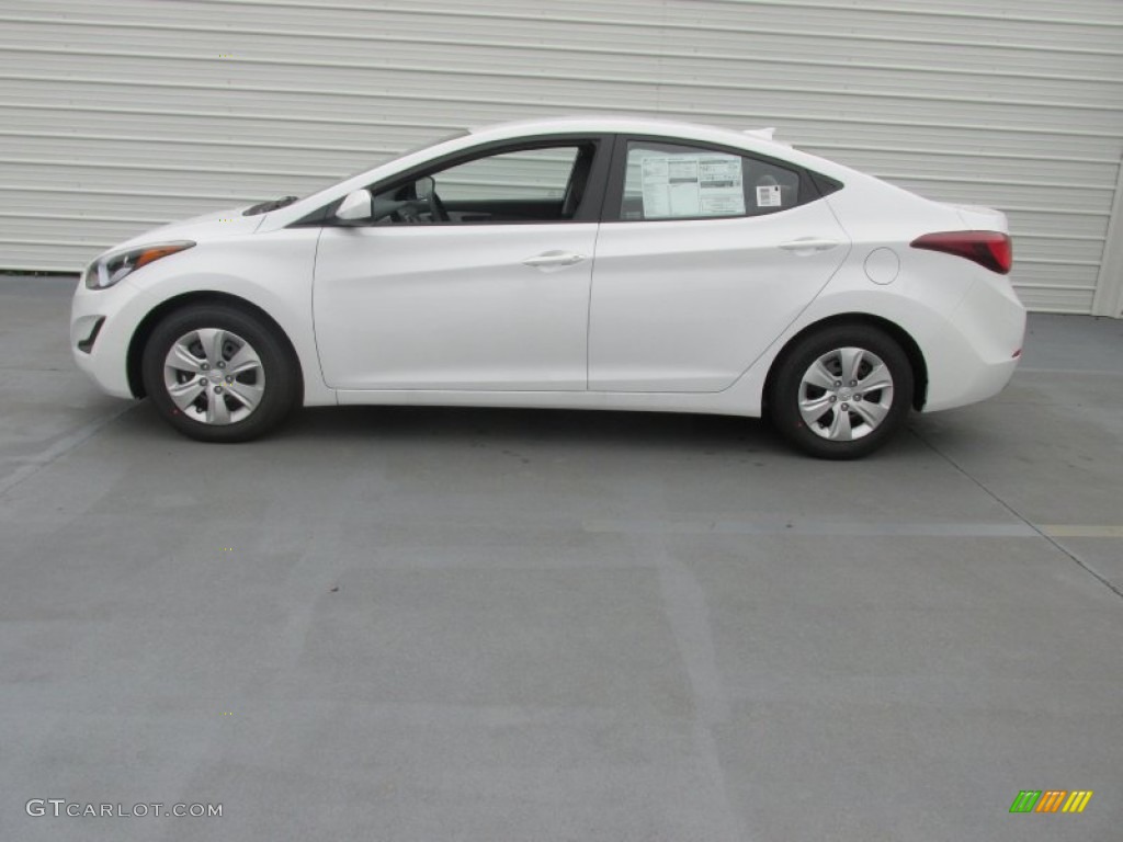2016 Elantra SE - White / Gray photo #6