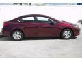 Crimson Pearl - Civic LX Sedan Photo No. 8