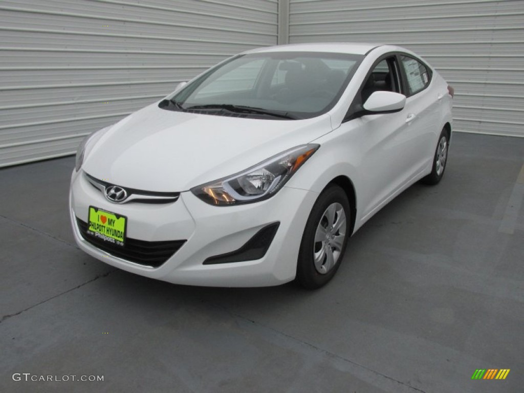 2016 Elantra SE - White / Gray photo #7