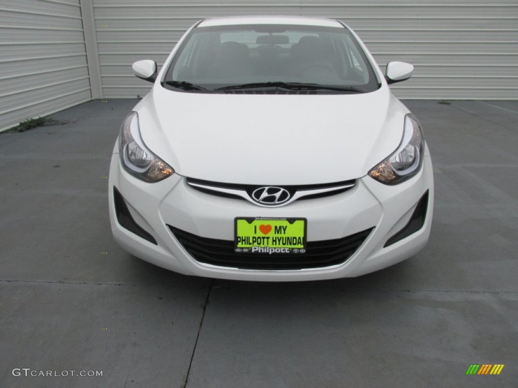 2016 Elantra SE - White / Gray photo #8