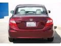 Crimson Pearl - Civic LX Sedan Photo No. 9